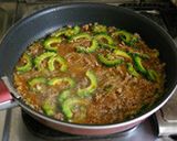 ゴーヤとひき肉のチャプチェ作り方4写真
