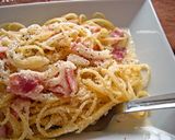 シンプル☆クリームパスタ作り方4写真