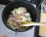 白菜のミルクスープ作り方3写真