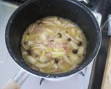 白菜のミルクスープ作り方4写真