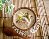 白菜のミルクスープ作り方6写真