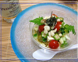 シュワ²食感　✼和風冷製スープ風冷奴✼作り方7写真