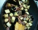 ナスとベーコンのトマトスパゲティー作り方3写真