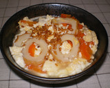超簡単でほっこり『豆腐とちくわの卵とじ』作り方3写真