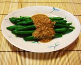 インゲンの胡麻ドレ生姜風味♪作り方3写真