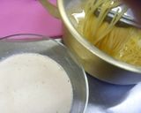 超簡単♪明太クリームパスタ作り方3写真