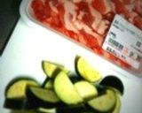茄子と豚バラ炒め作り方1写真