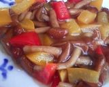 ほんだし®でパプリカとなめこの前菜作り方3写真