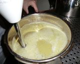 圧力鍋でかぼちゃスープ★カプチーノ仕立て作り方3写真