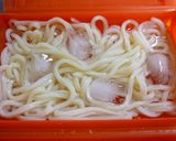＊ルクエde冷やしぶっかけとろろうどん＊作り方3写真