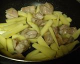 鶏肉と野菜炒めのクリームチーズ和え作り方2写真