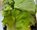 サラダ菜とツナのふわ卵炒め作り方1写真