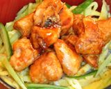 鰻のたれｄｅチキン丼作り方5写真