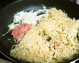 塩たらこやきそば作り方3写真