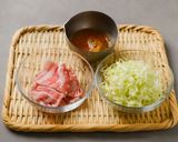 レンジdeとんぺい焼き作り方1写真