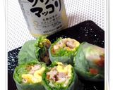 韓国風「焼肉生春巻き」作り方4写真
