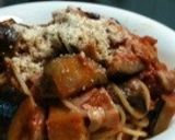 ナスとベーコンのトマトスパゲティー作り方6写真