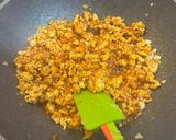 粗挽き鶏ミンチで、高野豆腐の麻婆豆腐作り方7写真