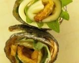 魚の皮deくるくる大葉&チーズロール作り方2写真