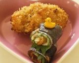 魚の皮deくるくる大葉&チーズロール作り方3写真