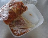 ズッキーニボートに詰め物チーズ焼き作り方3写真