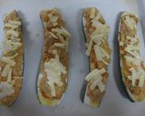 ズッキーニボートに詰め物チーズ焼き作り方14写真