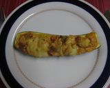 ズッキーニボートに詰め物チーズ焼き作り方16写真