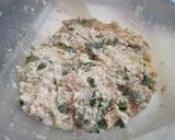 小さな魚も豆腐と鶏ミンチで丸ぁるく揚げ物作り方4写真