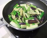 茄子とピーマンの生姜醤油焼き作り方3写真