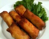 とり肉ととろけるチーズのさくさく春巻き＊作り方4写真