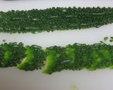 豚肉とゴーヤのさっぱり中華風炒め作り方1写真