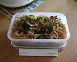 焼きそば風パスタ弁当作り方6写真