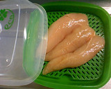 麺つゆいらず＊鶏ささみの冷やしうどん作り方1写真
