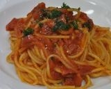 フレッシュトマトとアンチョビのパスタ作り方7写真