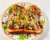 お好み焼き風トースト作り方7写真
