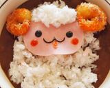 ふわふわ盛りで☆ひつじのデコカレー　作り方6写真