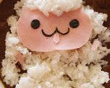 ふわふわ盛りで☆ひつじのデコカレー　作り方5写真