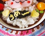 ふわふわ盛りで☆ひつじのデコカレー　作り方7写真