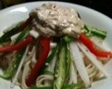 オクラと山芋のネバネバうどん作り方5写真