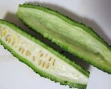 豆腐を入れずにゴーヤと豚肉のきんぴら風☆作り方1写真
