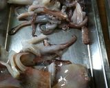 イカとオクラのわた、バター炒め作り方2写真