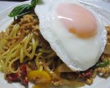 ガパオ★鶏挽肉のバジル炒めごはん作り方7写真