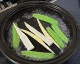 冬瓜と仙台麩deお一人様すき焼き♪作り方1写真