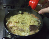 王将のしょうゆ焼きそば作り方7写真