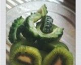 ゴーヤとキウイフルーツのジュース作り方1写真