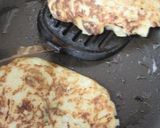 レタスとジャガイモでお好み焼き作り方4写真