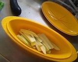 蒸しナスの梅肉びたし（シリコン調理器）作り方2写真