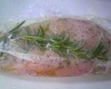 ガレットにのせた鶏胸肉のローズマリー風味作り方2写真