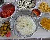 夏野菜たっぷりひき肉カレー作り方1写真