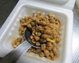 我が家の納豆トースト作り方2写真